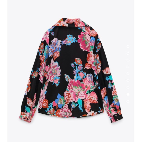 Zara Floral Print Blouse - Picture 5 of 10